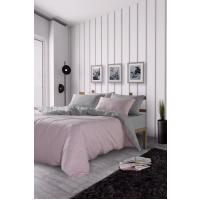 Tek Kişilik Çift Renkli Pamuklu Lastikli Nevresim Takımı